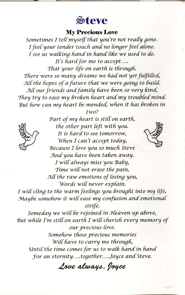 Steve Quarles obituary clipping