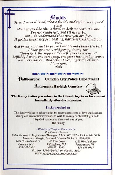 Steve Quarles obituary clipping