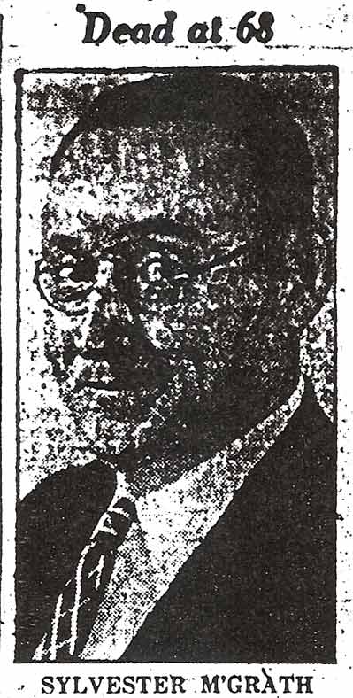 Obituary photo of Sylvester McGrath, 1948