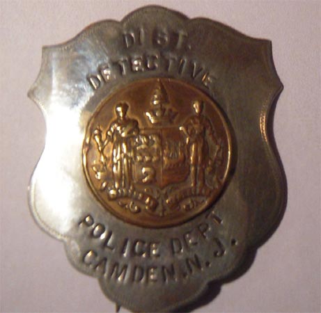Sylvester McGrath detective badge