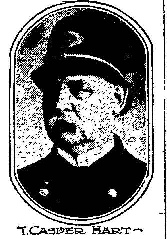 Philadelphia Inquirer article about Policeman Hart's funeral, page 1