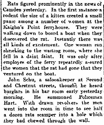 Philadelphia Inquirer, August 30, 1905