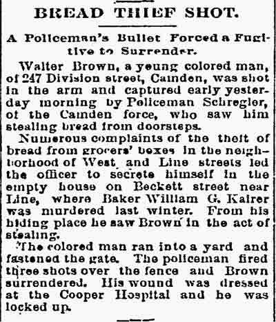 247 Division Street — Walter Brown, Philadelphia Inquirer, August 31, 1894