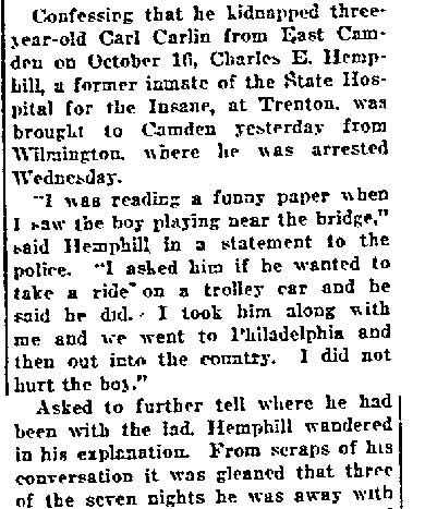 Philadelphia Inquirer, October 28, 1921, page 2