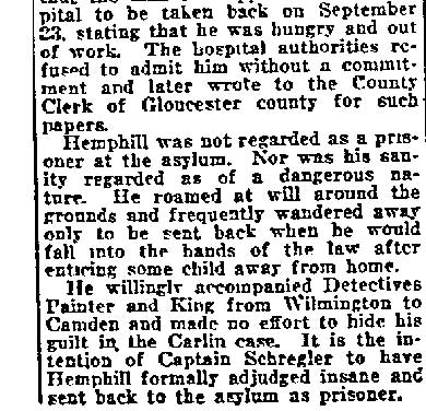 Philadelphia Inquirer, October 28, 1921, page 6