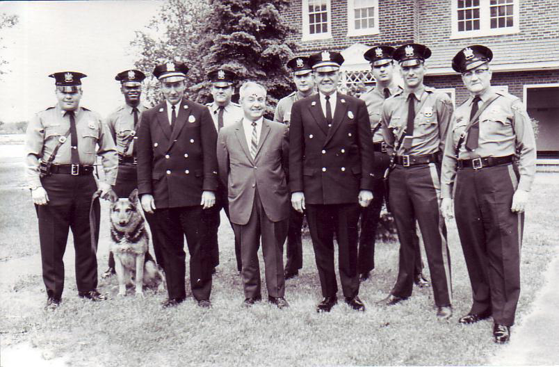 May 1967 — Camden County Park Police in front of their headquarters, Park Boulevard, Collingswood NJ