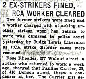 Camden Courier-Post, August 5, 1936 — Clarence Arthur clipping, part 1