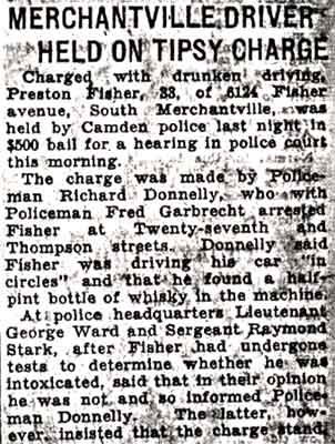Camden Courier-Post photo, October 13, 1936