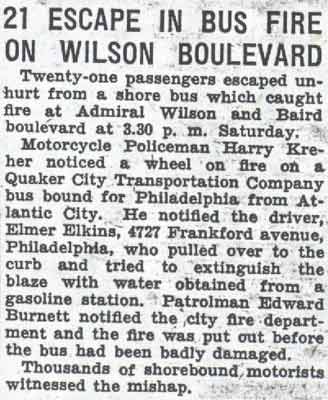 Camden Courier-Post article, August 3, 1936