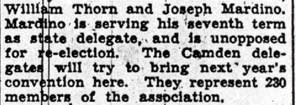3 From Camden Go to Cop Convention continued, Camden Courier-Post, September 8, 1934