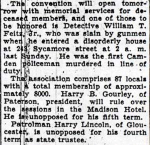 3 From Camden Go to Cop Convention continued, Camden Courier-Post, September 8, 1934