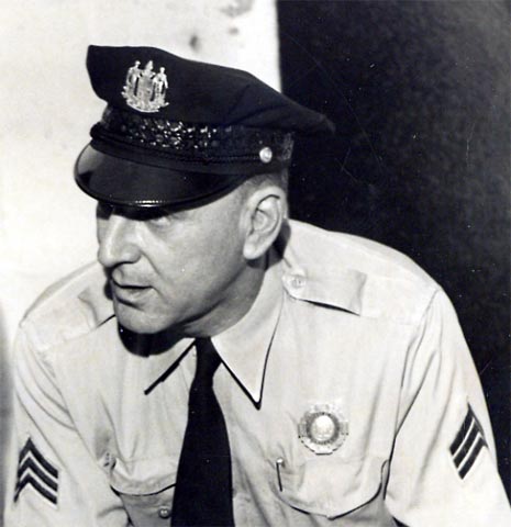 Sgt. William Schultz firearms instruction, Thompson gun, 1950s