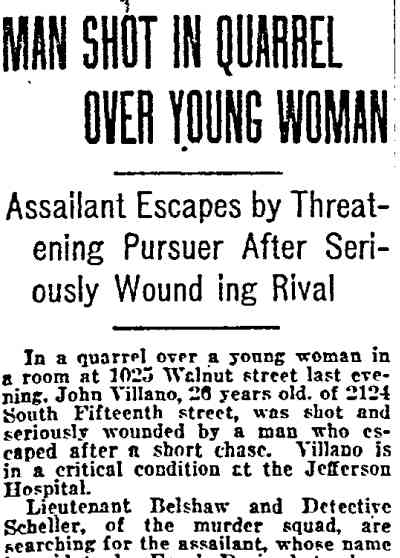 Philadelphia Inquirer, January 19, 1922, page 1