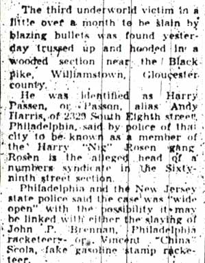 Gang Guns End 3rd Life in Month, April 11, 1944