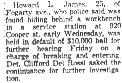 920 Cooper Street — Camden Courier-Post December 12, 1957
