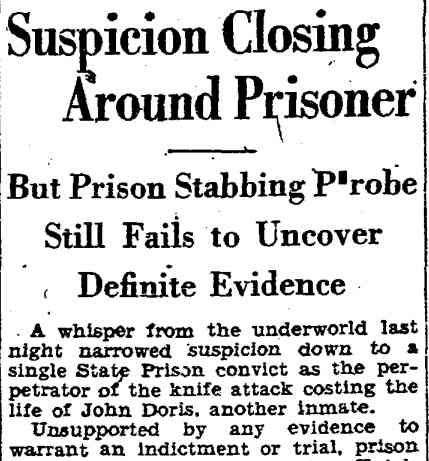 Trenton Evening Times, April 13, 1930 — Suspicion Closing Around Prisoner