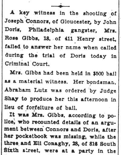 John Doris trial, continued
