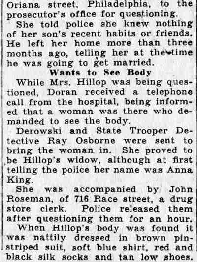 Mobster Slain, continued