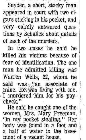 Corpus Christi Times, July 10, 1970 — Man Admits to Slaying of Seven (continued)
