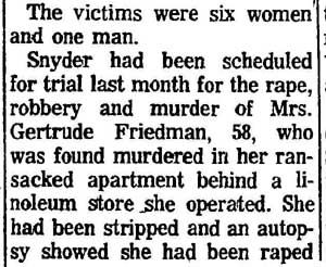 Gettysburg Times, July 10, 1970 — Pleads Guilty In 7 Deaths (continued)