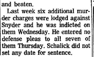 Gettysburg Times, July 10, 1970 — Pleads Guilty In 7 Deaths (continued)
