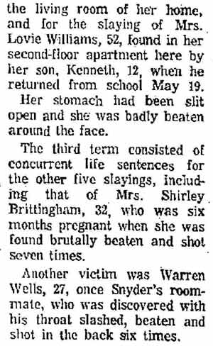 Simpson's Leader-Times, July 13, 1970 — Murder Pleader Gets 3 Life Prison Terms (continued)