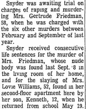 Connellsville Daily Courier, July 17, 1970 — Three Life Terms Given Slayer In Seven Deaths (continued)