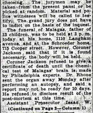 Luigi Tortu case continued