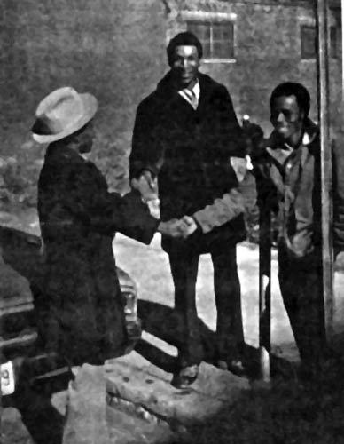 Major Coxson campaigning for mayor of Camden