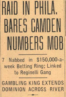Raid in Phila. Bares Camden Numbers Mob