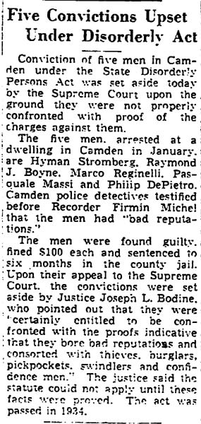 Fire Convictions Upset Under Disorderly Act