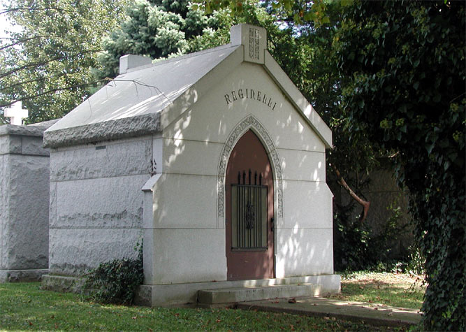Final Resting Place of Marco Reginelli. Calvary Cemetery, Cherry Hill, NJ