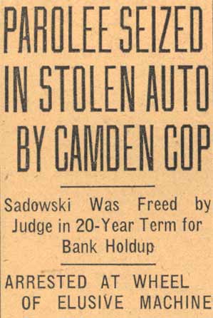 Parolee Seized in Stolen Auto by Camden Cop article, part 1