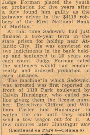 Parolee Seized in Stolen Auto by Camden Cop article, part 3