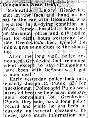 Camden Evening Courier March 24, 1945 — Murder Fails to Balk Probe (text part 2)