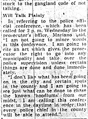 Camden Evening Courier March 24, 1945 — Murder Fails to Balk Probe (text part 3)
