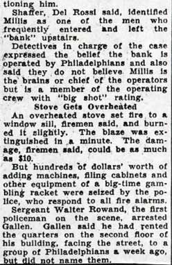 Camden Courier-Post January 11, 1938 - Numbers ring article page 4