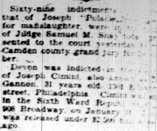 Grand jury indictment, April 6, 1928