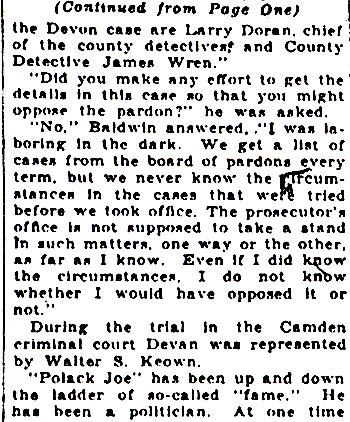 Camden Evening Courier November 10, 1930 — clipping 13