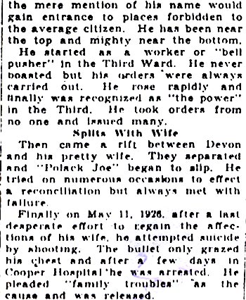 Camden Evening Courier November 10, 1930 — clipping 14