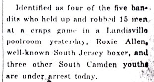 Bail Is Denied Roxie Allen in Robbery of 15 in Craps Game, part 2