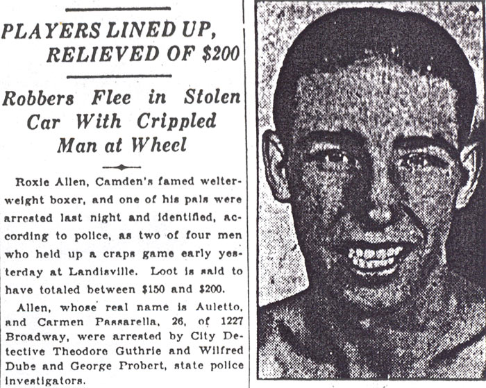 Roxie Allen Held As One of Gang in Dice Game Holdup, part 2