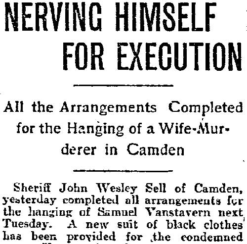 Philadelphia Inquirer April 6, 1902 — Nerving Himself for Execution