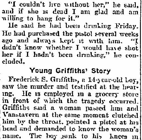 Murderer Glad He Killed His Wife - Philadelphia Inquirer, December 1, 1901