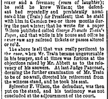 Philadelphia Inquirer, November 13, 1877 — The Wilson Case (part 3)