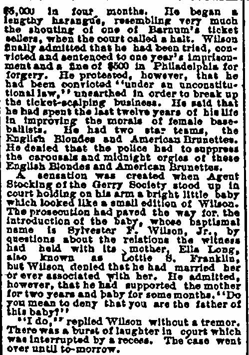 St. Louis Republican, October 15, 1891 — Denied His Baby (part 2)
