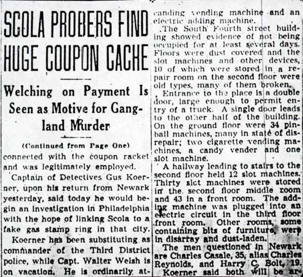 Scola Probers Seize Big Cache of Gas Stamps (continued)