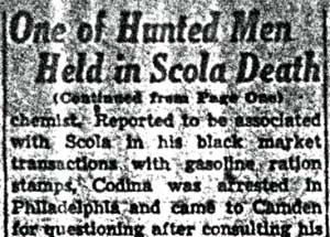 One of 2 Men Hunted in Scola Slaying Seized (continued)