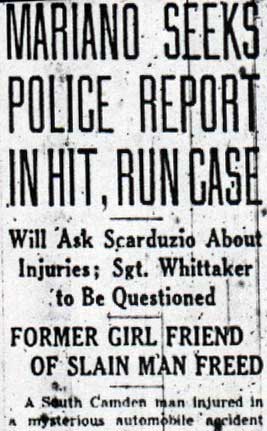 Mariano Seeks Police Report In Hit, Run Case, April 5, 1944