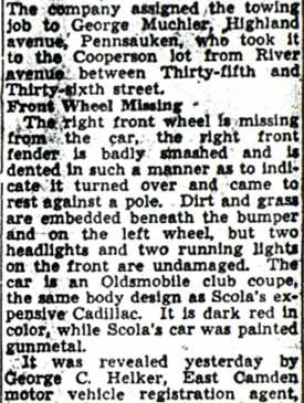 OPA Confers with Police On Scola Murder Clues (continued)